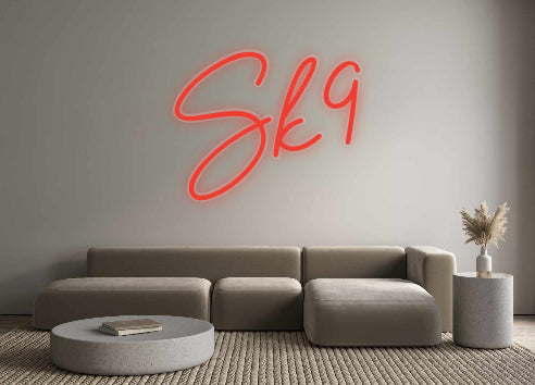 néon personnalisé Sk9