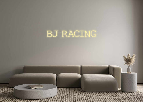 néon personnalisé BJ RACING