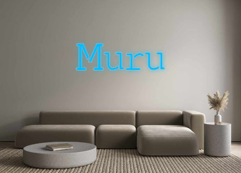 néon personnalisé Muru