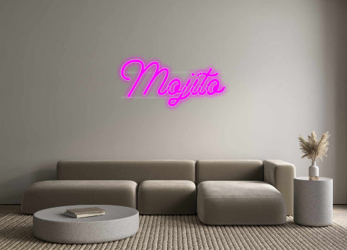 néon personnalisé Mojito