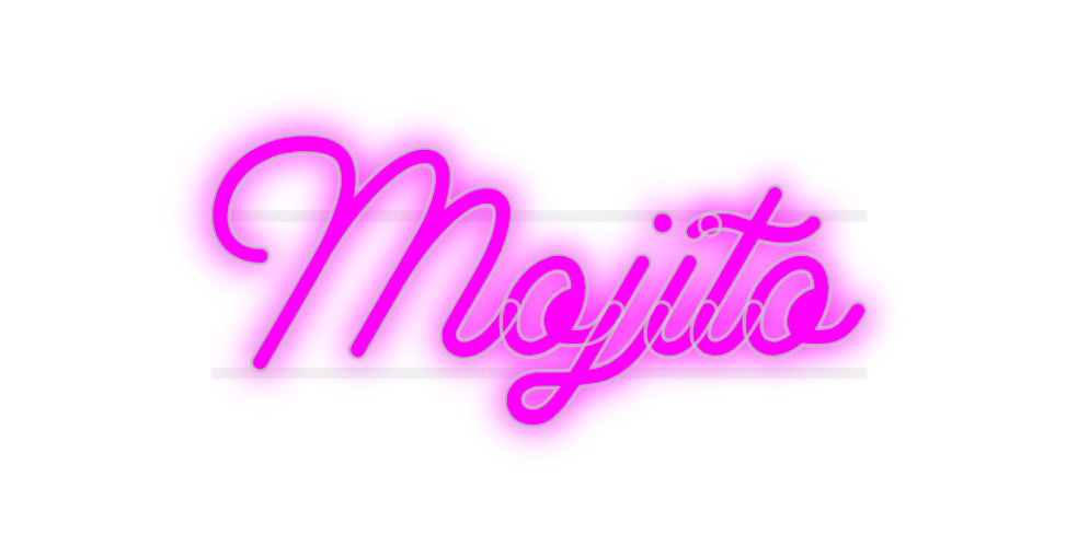 néon personnalisé Mojito