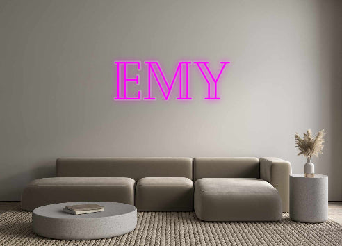 néon personnalisé Emy