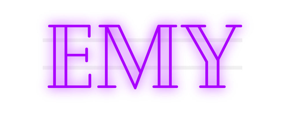 néon personnalisé Emy