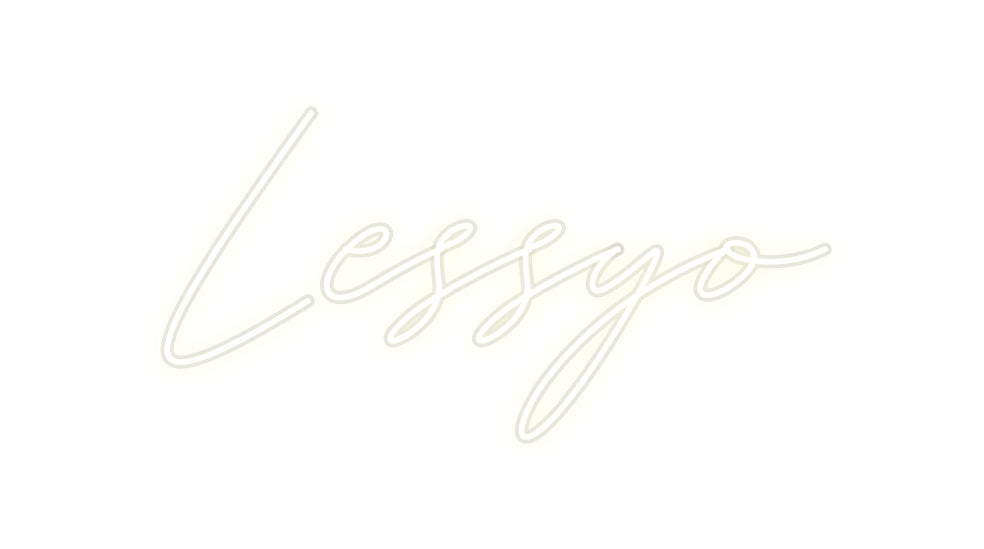 Néon personnalisé Lessyo