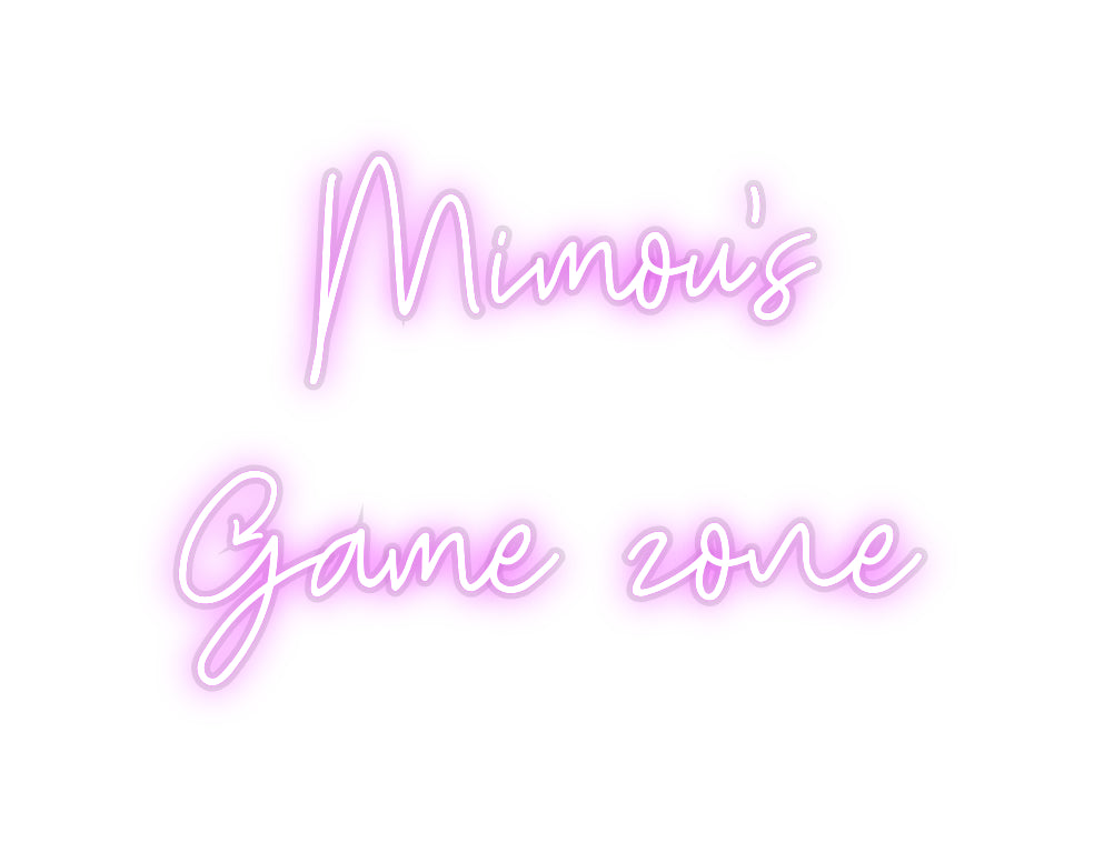 Néon personnalisé Mimou’s
Gam...