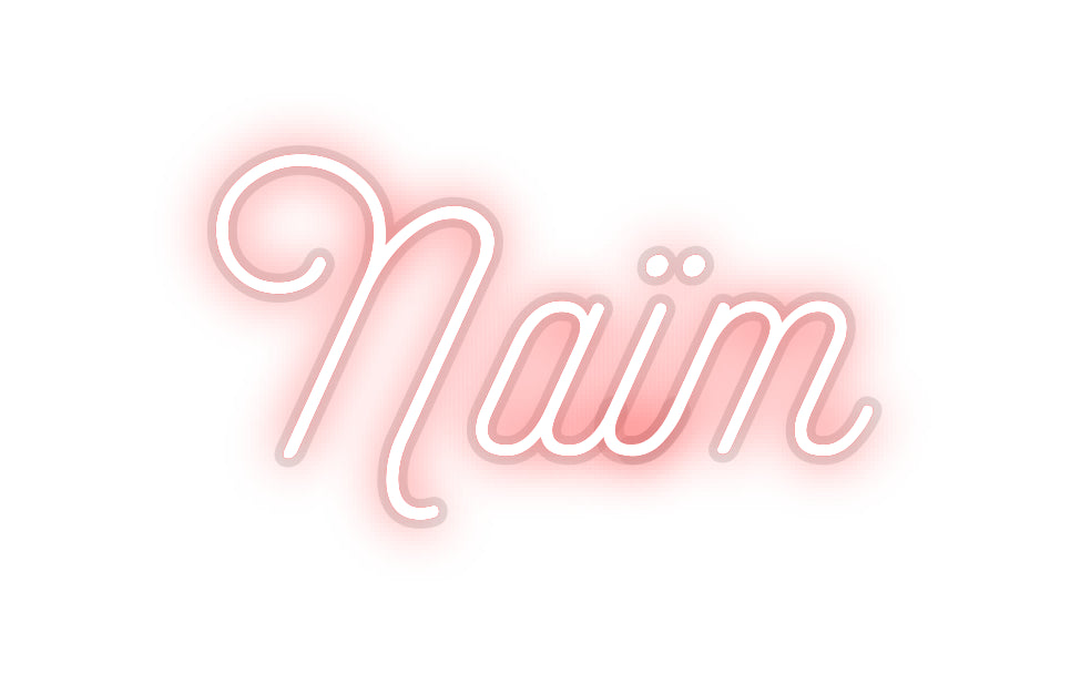 Néon personnalisé Naïm
