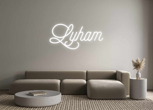 Néon personnalisé Lyham