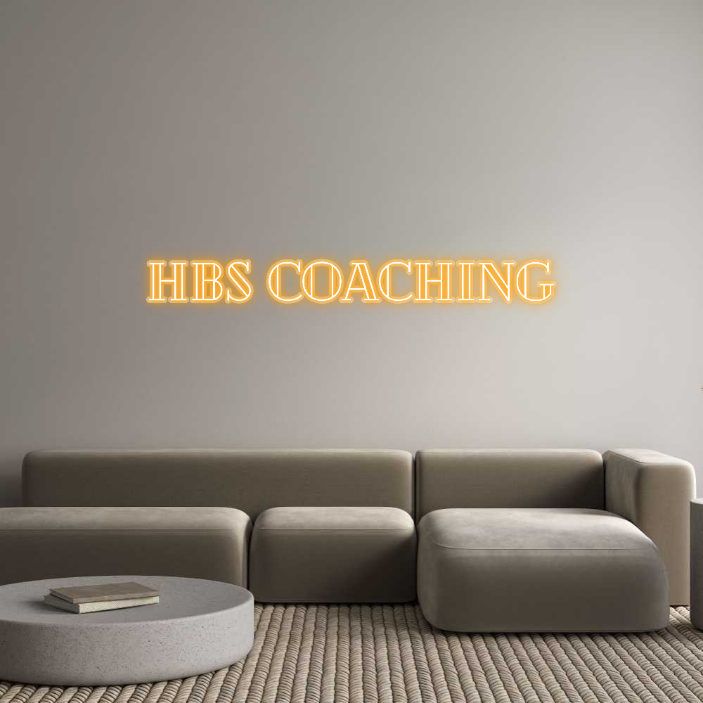 Néon personnalisé HBS COACHING