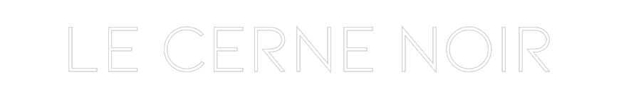 Néon personnalisé LE CERNE NOIR
