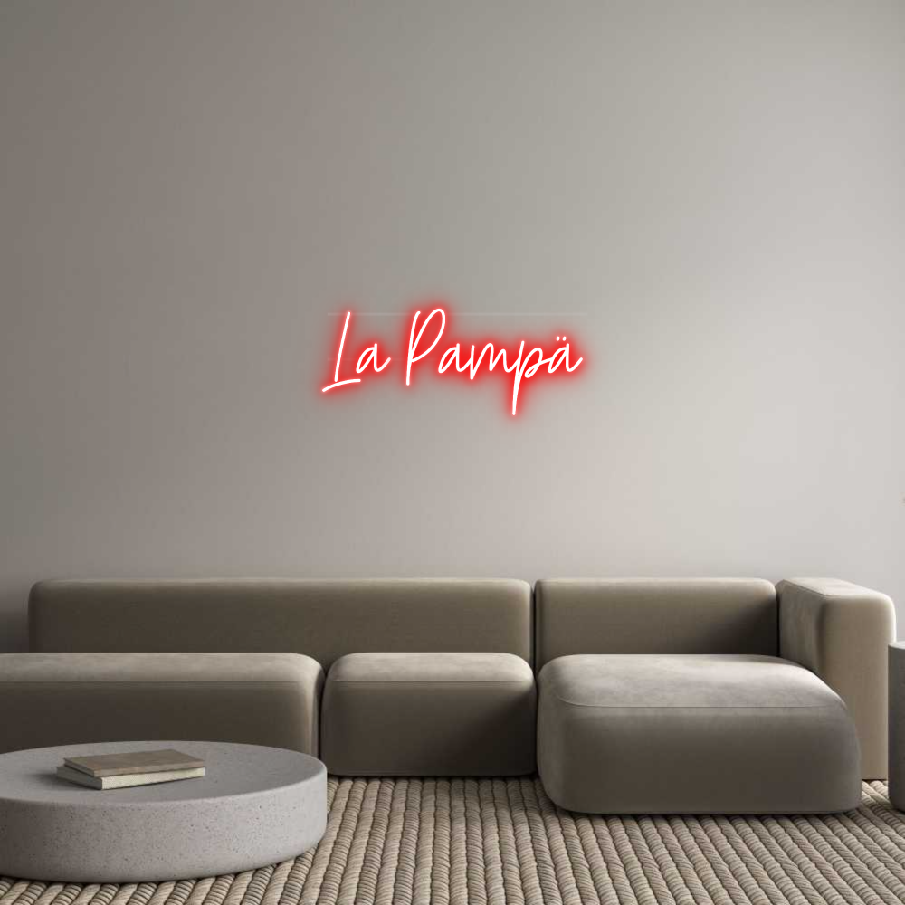 Néon personnalisé La Pampä