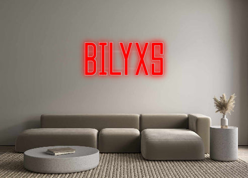 néon personnalisé BILYXS