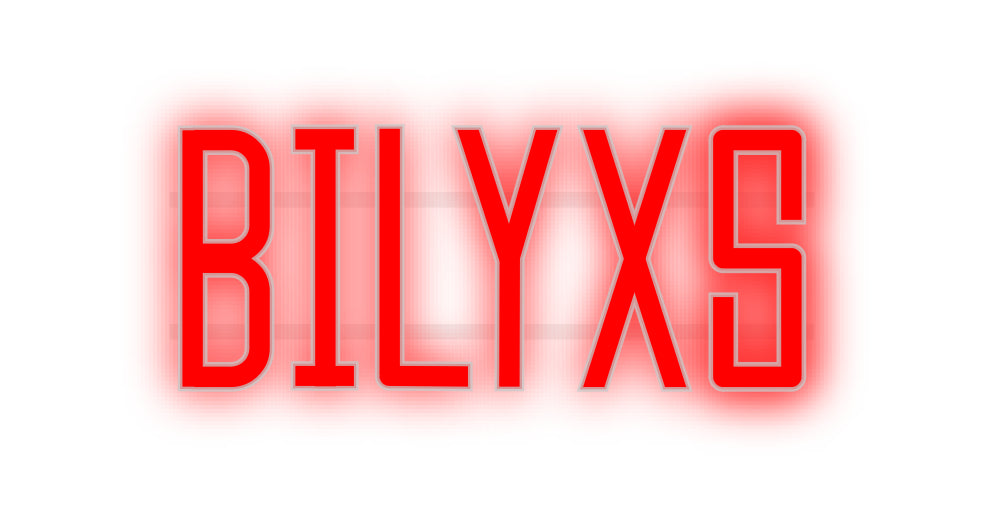 néon personnalisé BILYXS