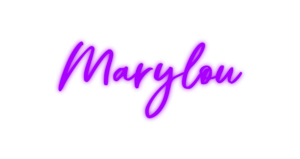 néon personnalisé Marylou