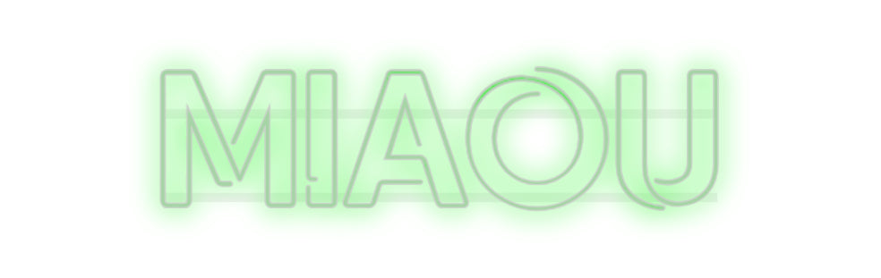 néon personnalisé Miaou