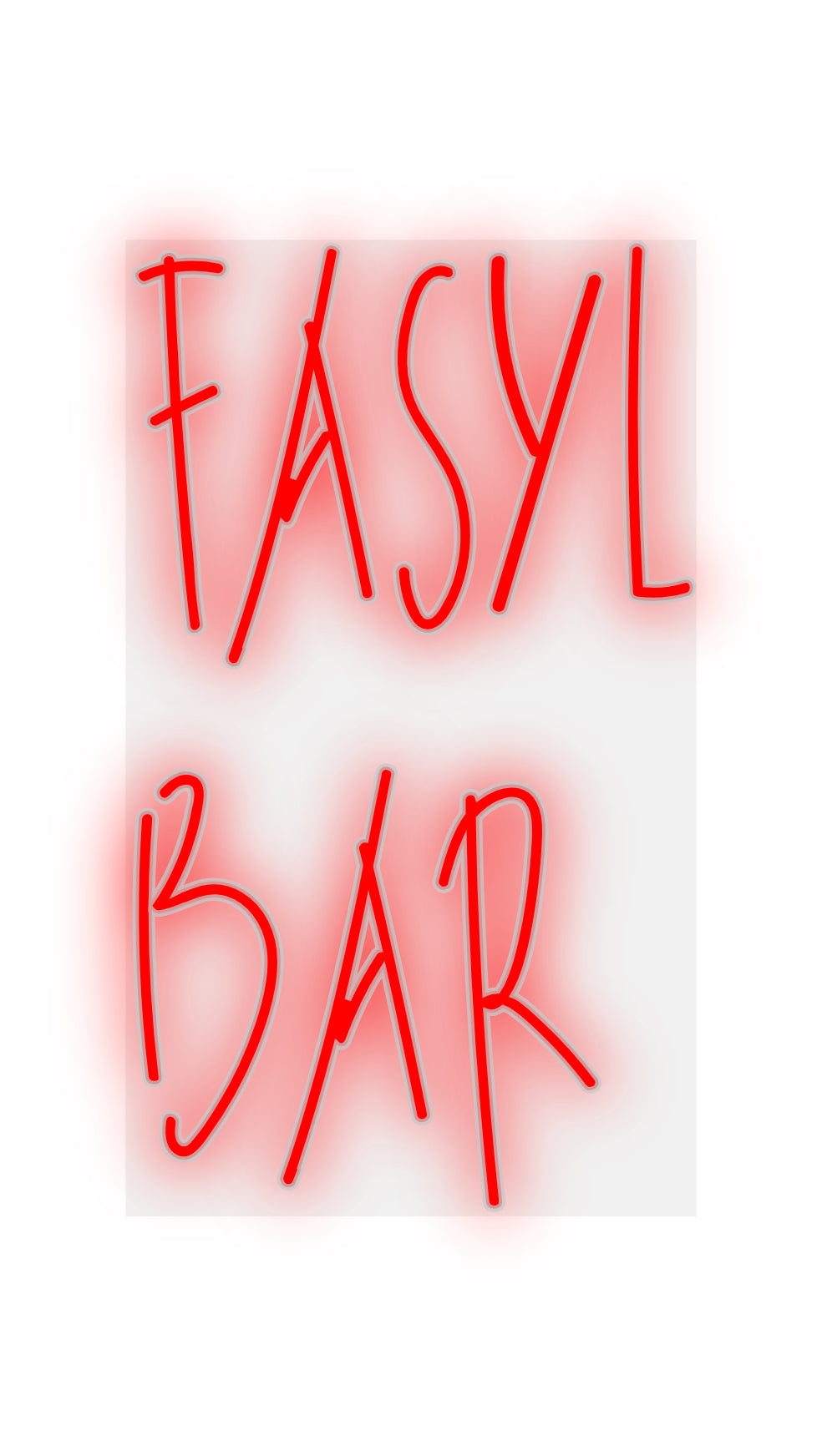 néon personnalisé FASYL
  BAR