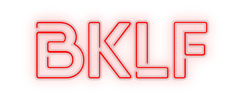 néon personnalisé Bklf