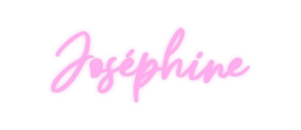 néon personnalisé Joséphine