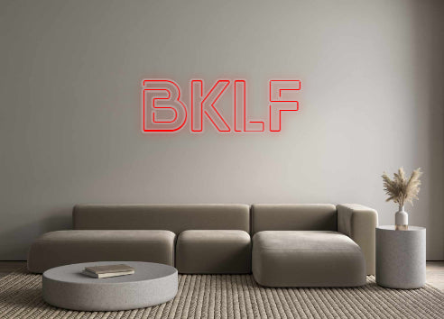 néon personnalisé BKLF