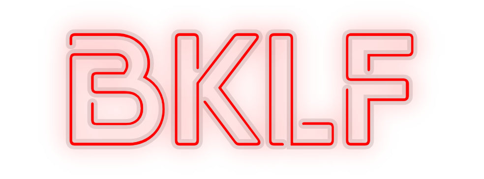 néon personnalisé BKLF