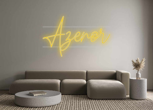 néon personnalisé Azenor