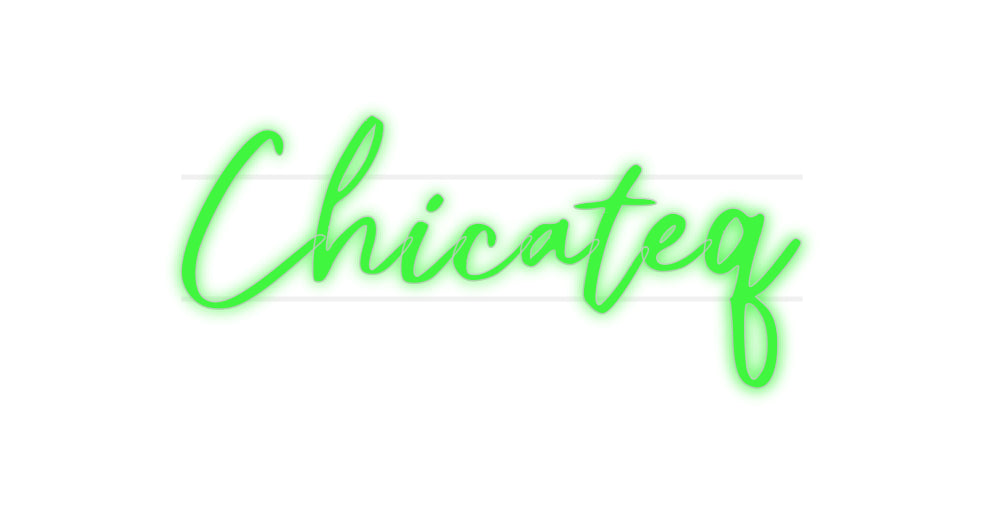 néon personnalisé Chicateq