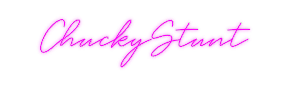 néon personnalisé ChuckyStunt