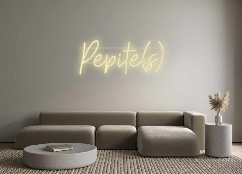 néon personnalisé Pepite(s)