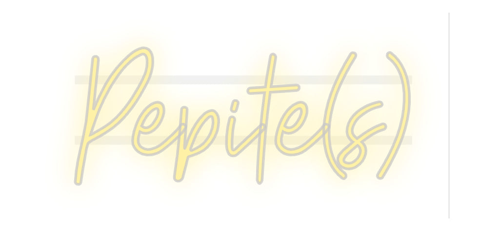 néon personnalisé Pepite(s)