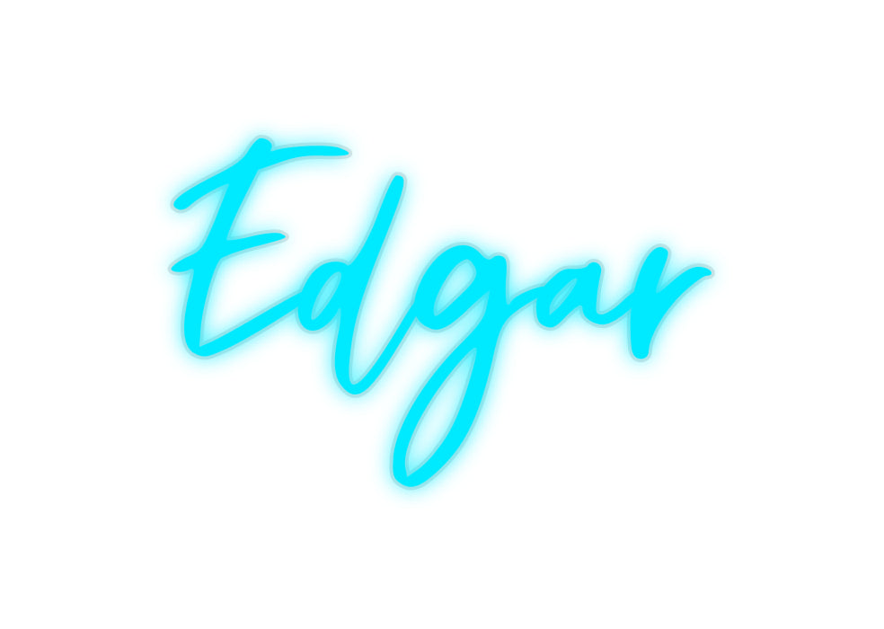 néon personnalisé Edgar
