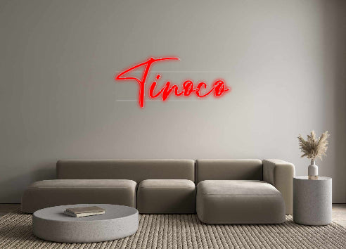 néon personnalisé Tinoco