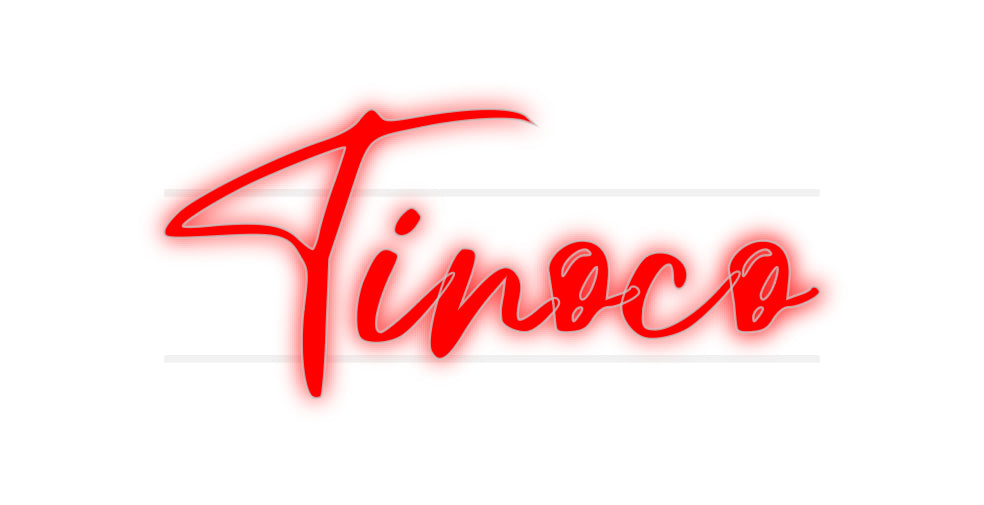 néon personnalisé Tinoco