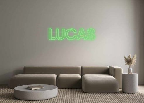 néon personnalisé Lucas