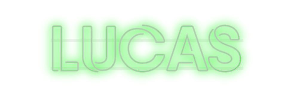 néon personnalisé Lucas