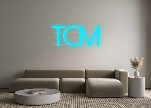 néon personnalisé TCM