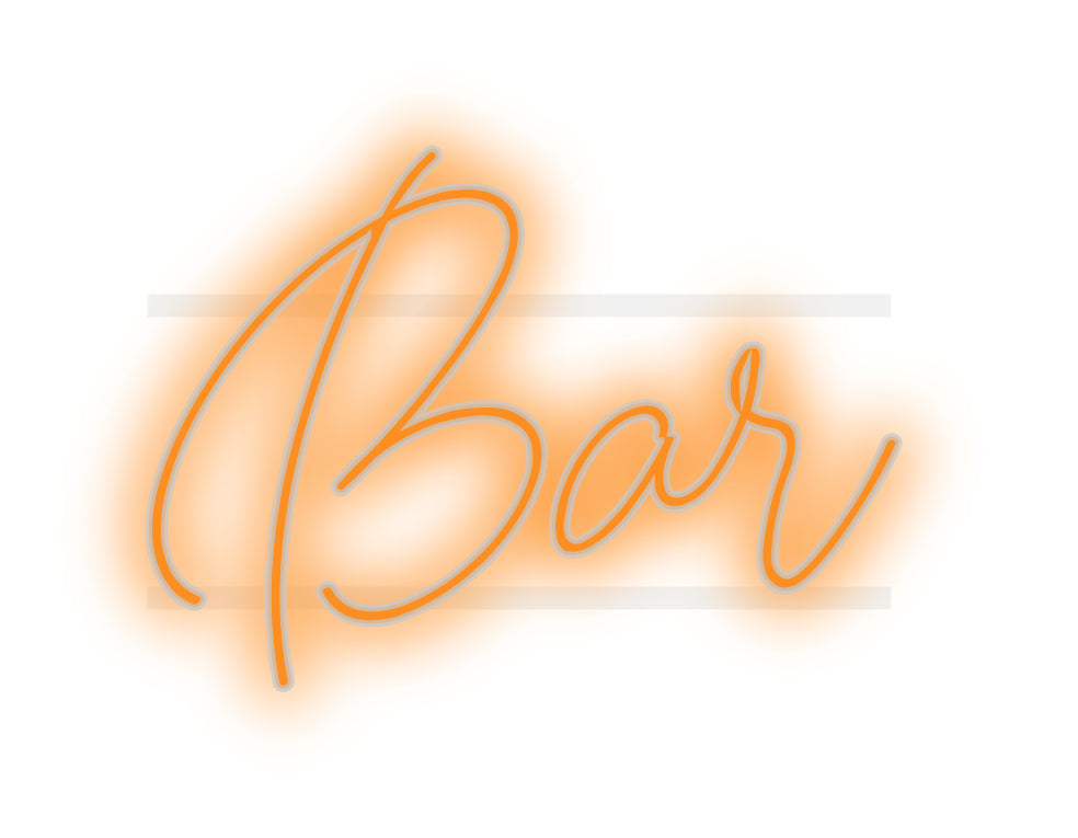néon personnalisé Bar