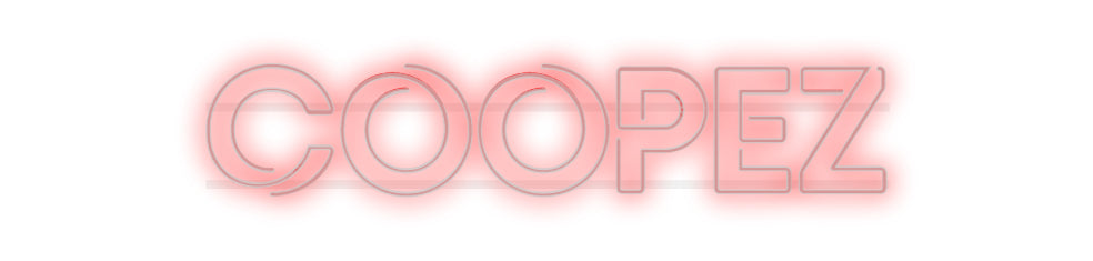 néon personnalisé Coopez