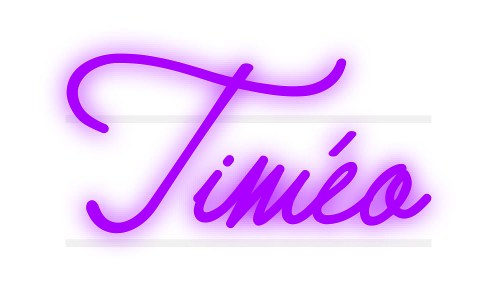 néon personnalisé Timéo