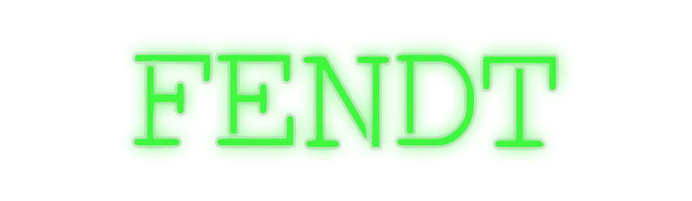 néon personnalisé FENDT
