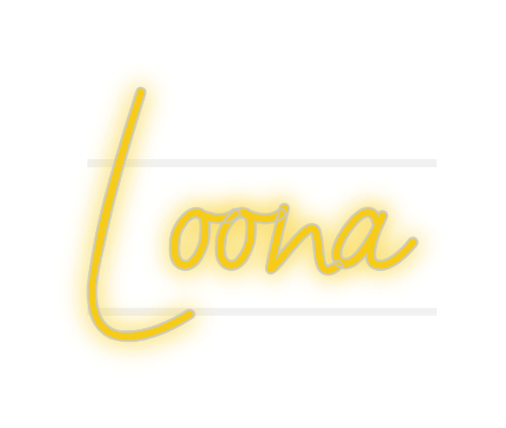néon personnalisé Loona