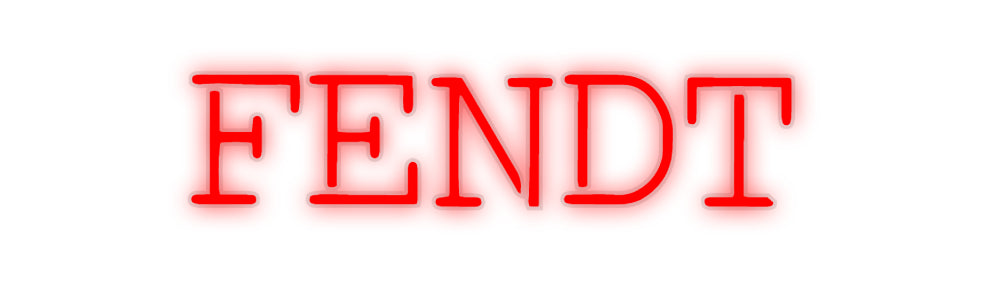 néon personnalisé FENDT