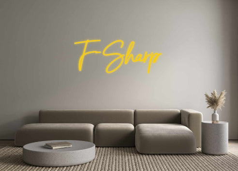 néon personnalisé F-Sharp
