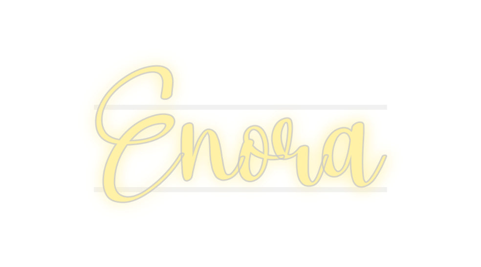 néon personnalisé Enora