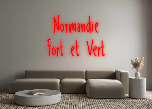 néon personnalisé Normandie
Fo...