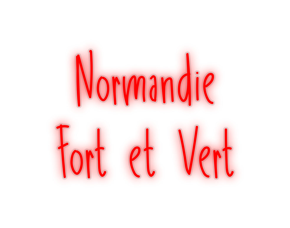 néon personnalisé Normandie
Fo...