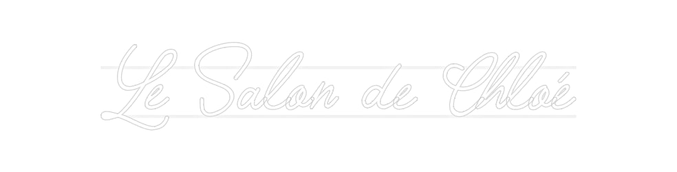 néon personnalisé Le Salon de C...