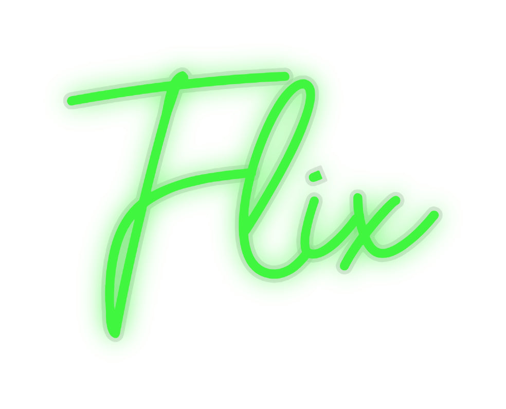 néon personnalisé Flix
