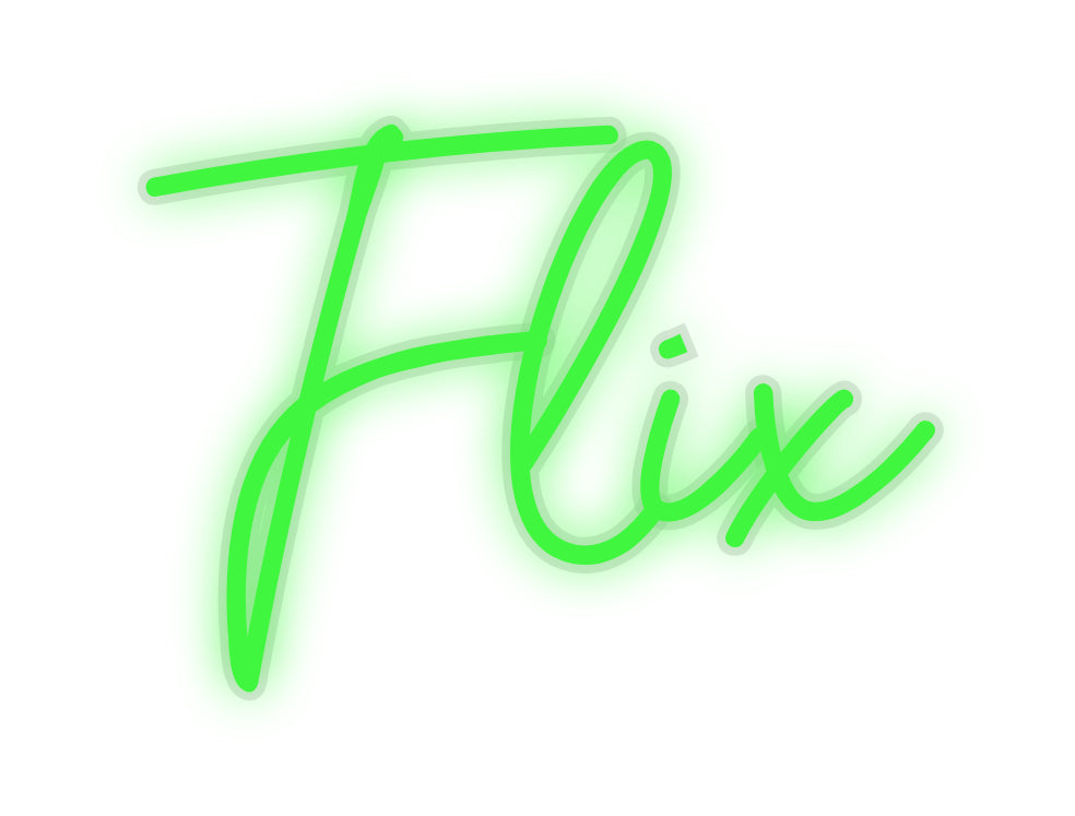 néon personnalisé Flix