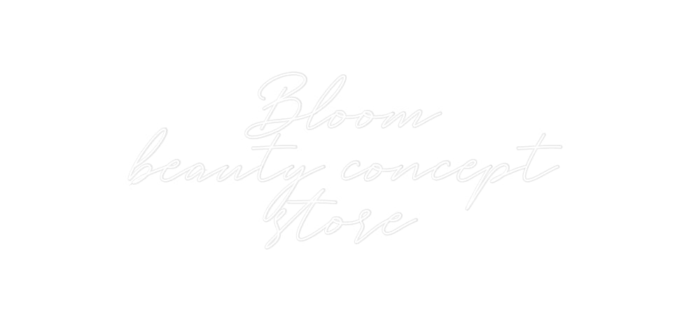 néon personnalisé Bloom
beauty...