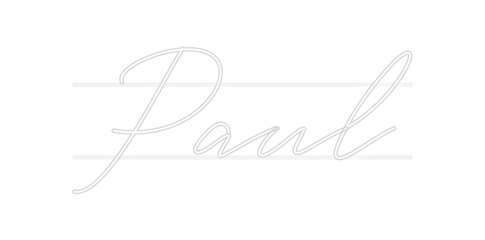 néon personnalisé Paul