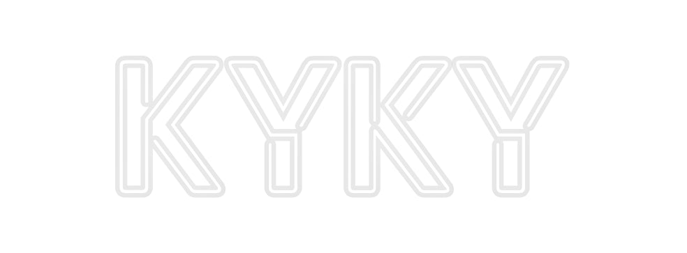 néon personnalisé Kyky